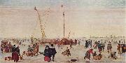 AVERCAMP, Hendrick A scene on the ice oil on canvas